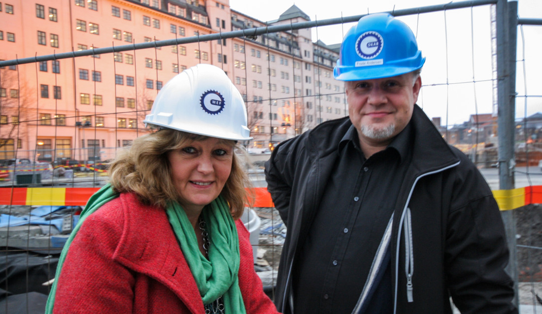 Marianne Nordli i MEF-skolen og Frode Andersen, Frode Andersen er MEFs representant i Bransjeråd for Fjellsprengning (BfF).