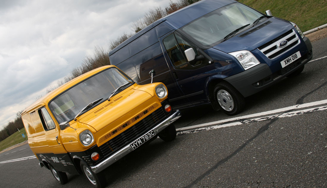 Ford Transit 1965 og 2010