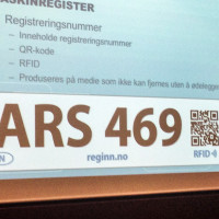 Reg-nr i maskinregisteret