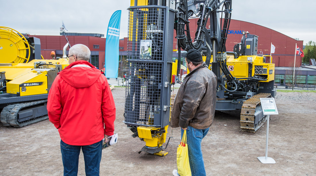 Atlas Copco T30R borerigg på Vei og Anlegg 2015