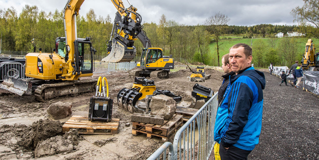 Engcon EC-Oil demo