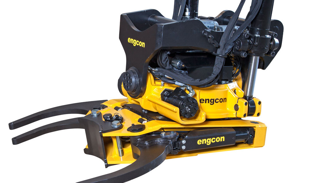 Engcon tiltrotator og grip