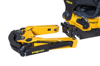 Engcon grip demontert