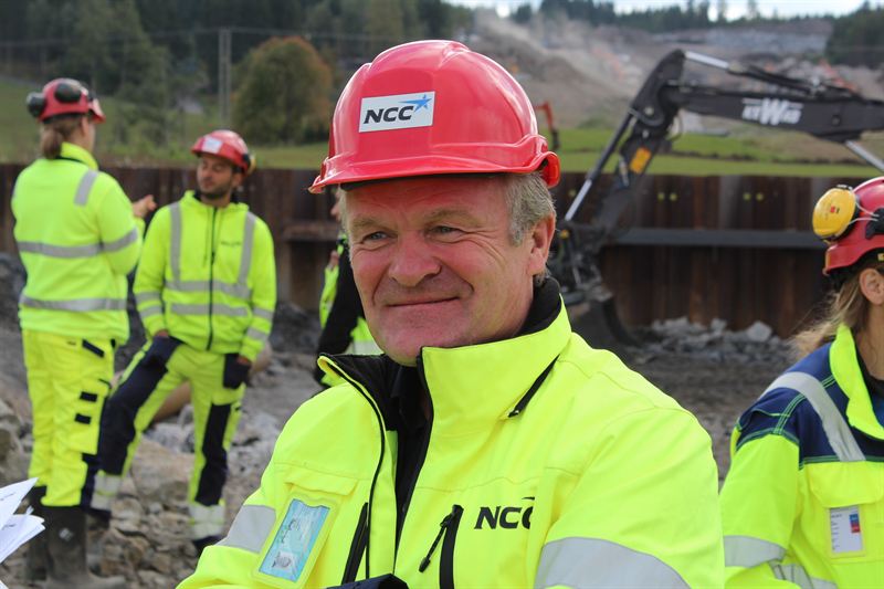 Adm. dir. Håkon Tjomsland i NCC Construction Norway. (Foto: Jesper Damon Stokke/NCC ).