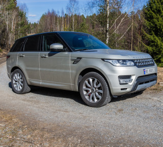 Rang Rover Sport er kraftig