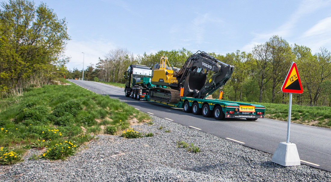 80 tonn Volvo FH16 750 i motbakke