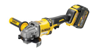 Dewalts nye vinkelsliper DCG414 skal ifølge produsenten være både kraftfull og fleksibel. (Foto: Dewalt).