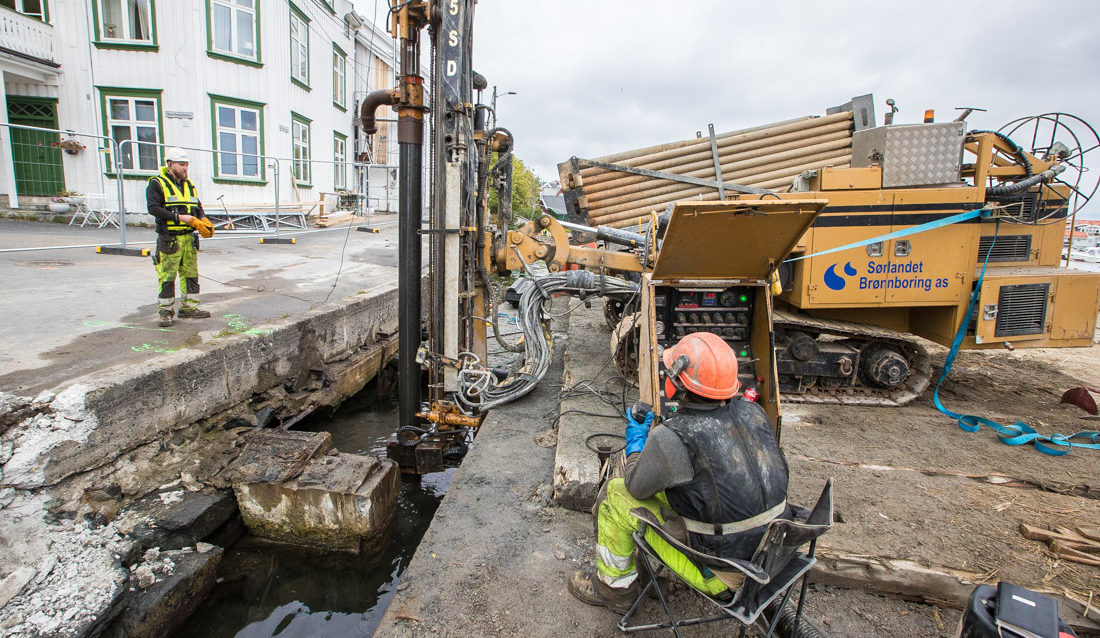 fundamentering Sørlandet brønnboring mistet sentral godkjenning