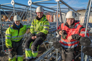 Christer Olsen, Silje Persson og Andreas Oshaug