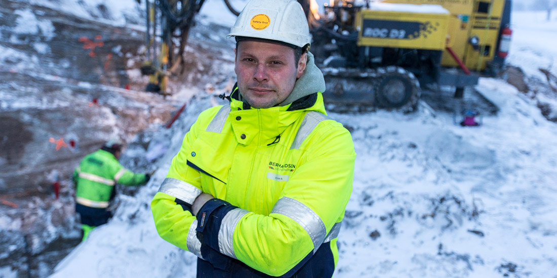 Kristian Bernhardsen rutiner gjengstående sprengstoff