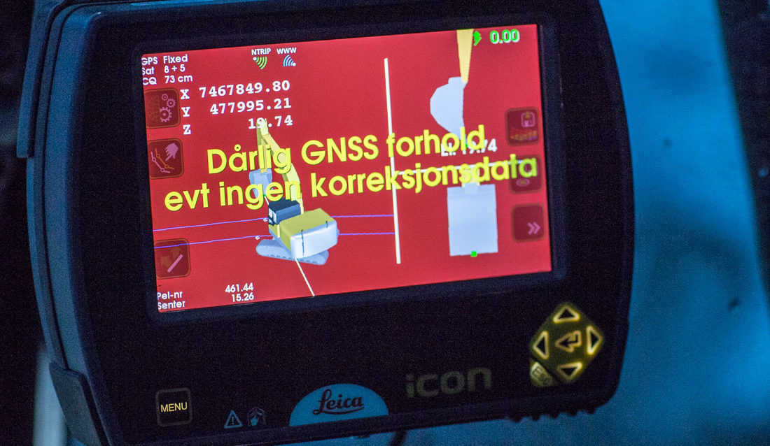 GPS/GNSS mangler fiks