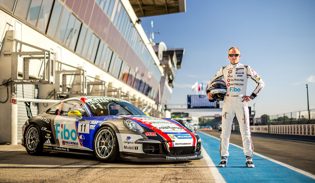 Her er Roar Lindland klar for et race på berømte Le Mans-banen i Frankrike i 2016. (Foto: Alexis Goure).