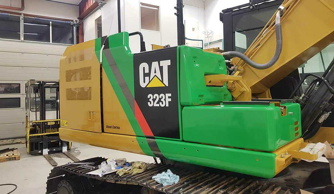 Batteridrevet Cat 323F Z-line