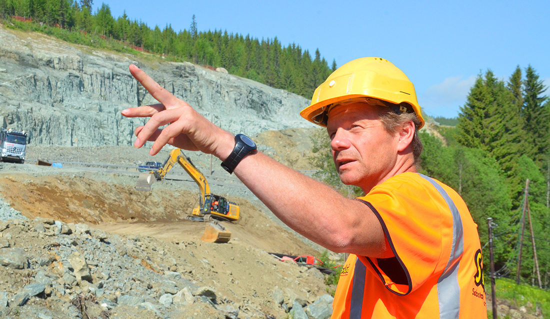 Stikningsleder Bjørn Roger Tangstad i Søbstad AS.