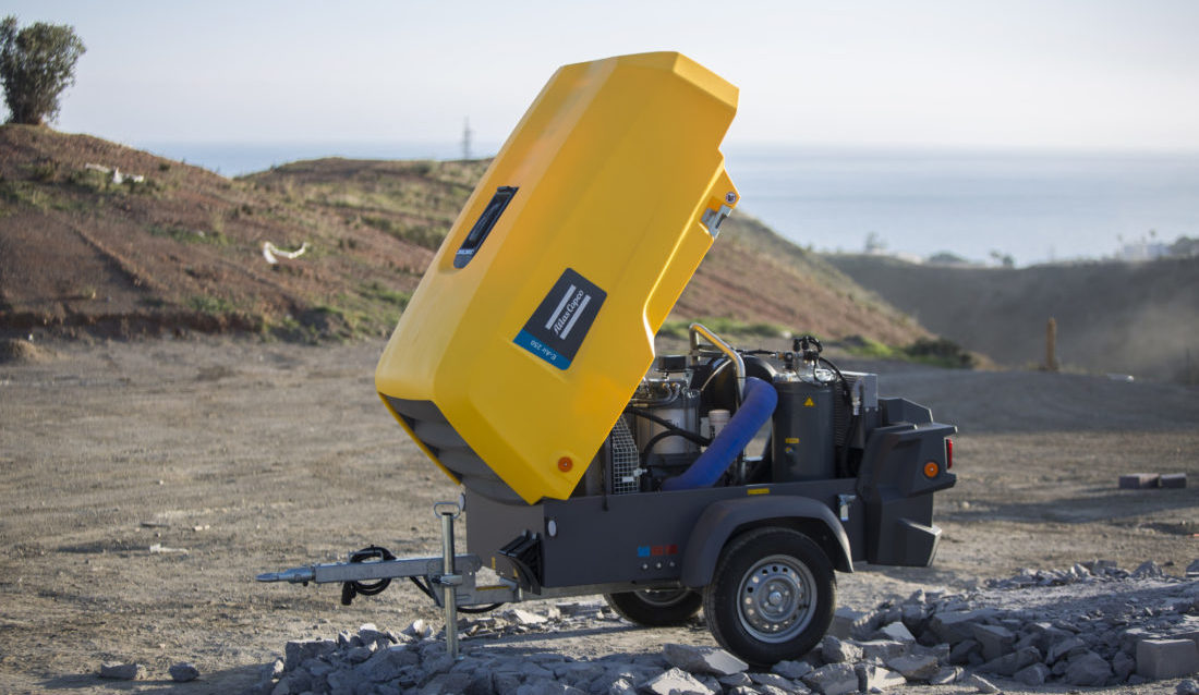 VSD-kompressoren E-Air H 250 fra Atlas Copco. (Foto: Atlas Copco).