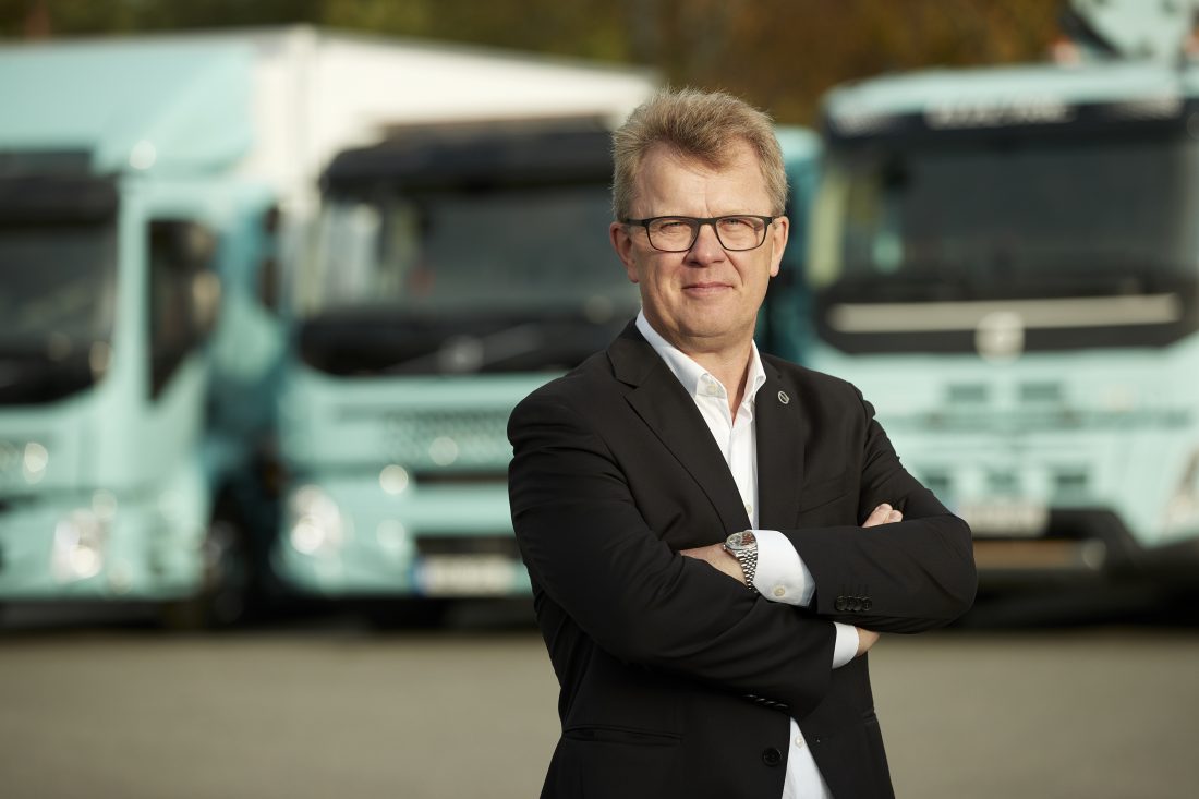 Roger Alm, administrerende direktør i Volvo Trucks.