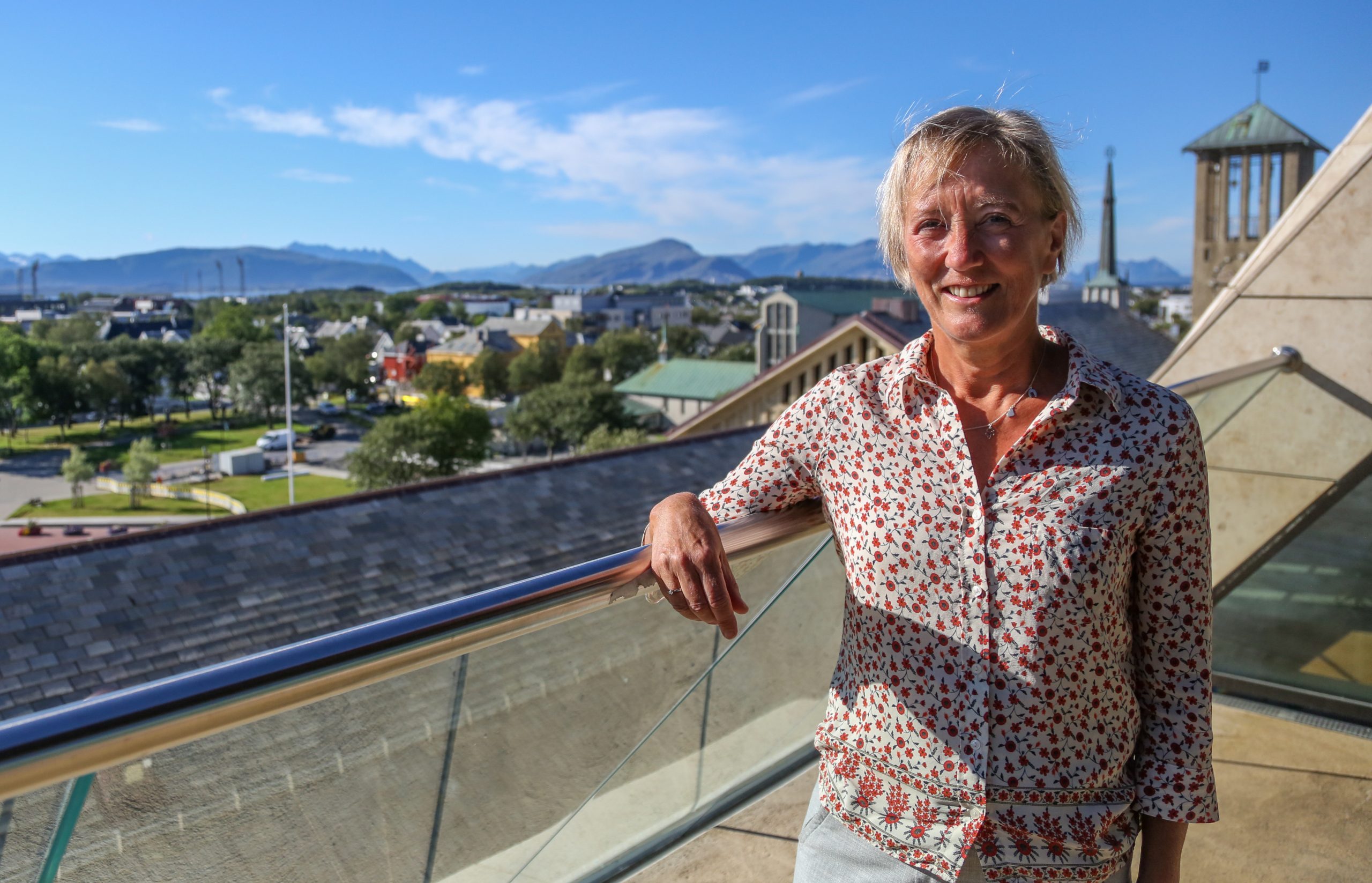 Irene Mathilde Skiri, prosjektsjef for «Ny by - Ny flyplass» i Bodø kommune. (Foto: Runar F. Daler)