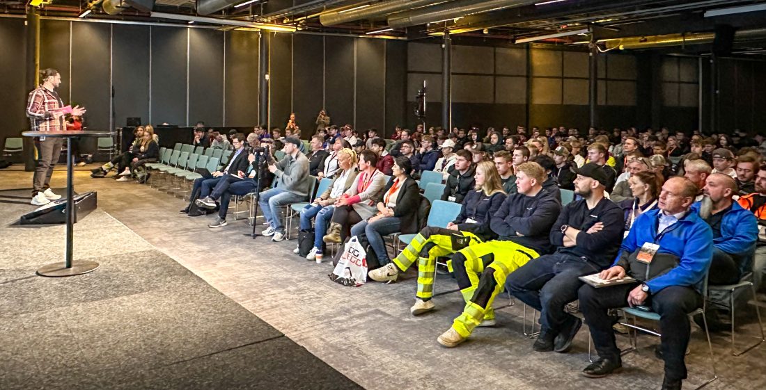 Ungdomsdagen samlet vel 500 skoleelever. (Foto: Runar F. Daler)