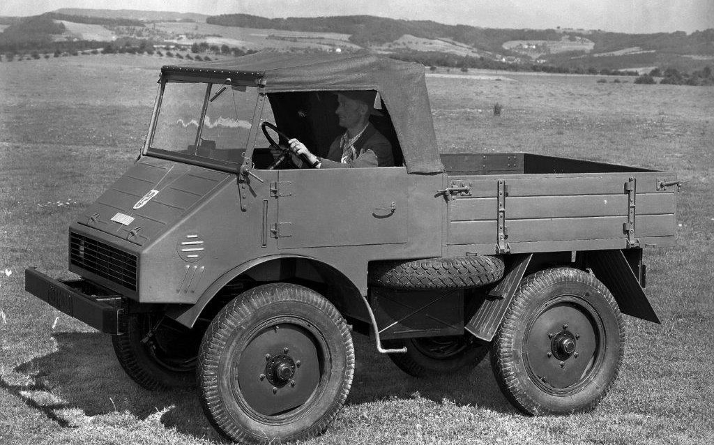 Det er i år 75 år siden den første Unimog ble levert til kunde. (Foto: Mercedes Benz)