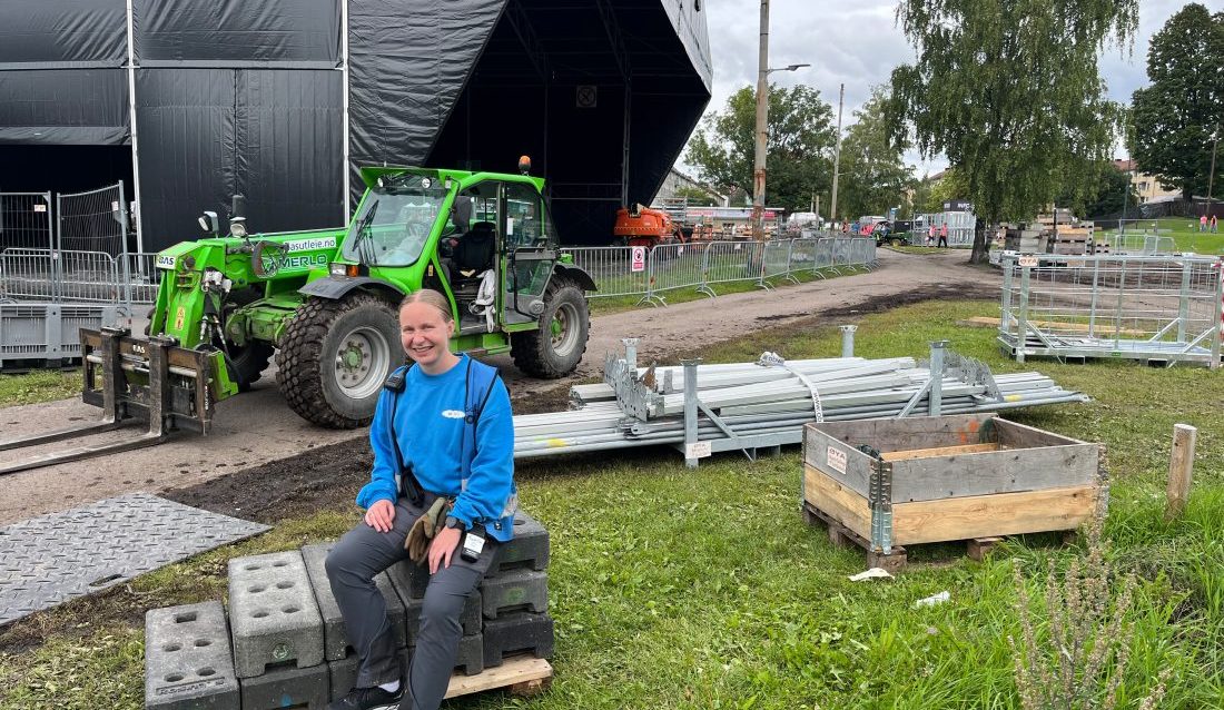 Emilie Haugli er riggleder til ØYA-festivalen. (Foto: Skydda Norge)