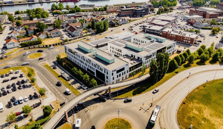 Agaia flytter til nye lokaler og nytt hovedkontor på Bangeløkka Næringspark i Drammen. (Foto: Agaia)