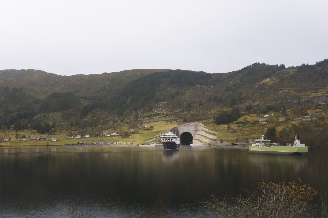 Nå får Kystverket hjelp fra Statens vegvesen til å fullføre verdens første skipstunnel. (Foto: Kystverket)