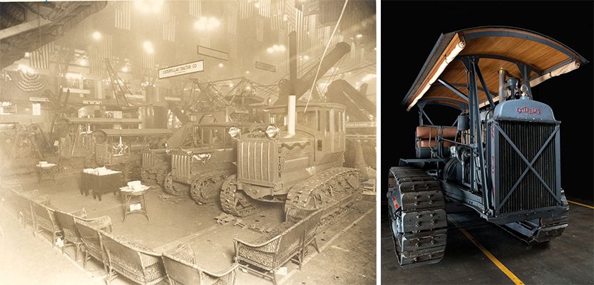 Det er 100 år siden de første Caterpillarmaskinene ble produsert. De første ble lakkert i fargen "Battleship gray". (Foto: Caterpillar)