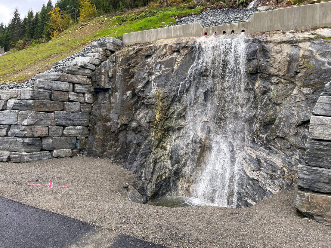 Naturlig vannfall. (Foto: Njål Hagen)