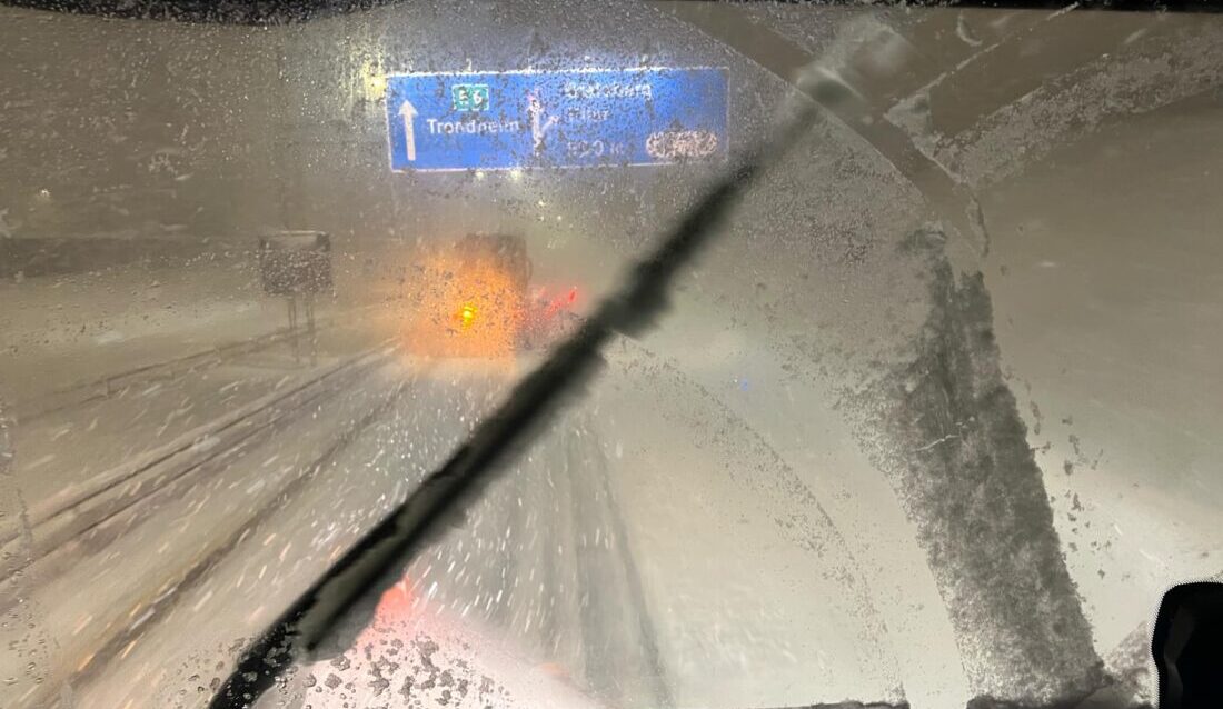 Illustrasjonsbilde. (Foto/dashcam: Per Ola Aune)