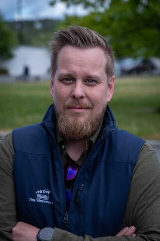 Sondre Dammen, avdelingsleder for NoDig-avdelingen i Steg Entreprenør AS. (Foto: Jørn Søderholm, Praktisk Talt AS)
