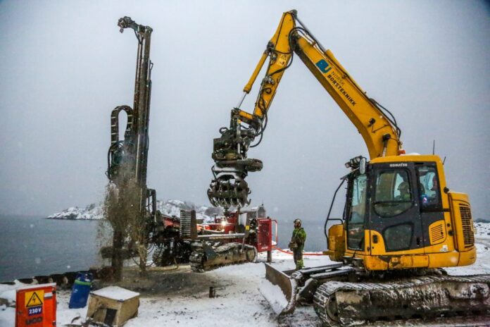 For å tette mot sjøen