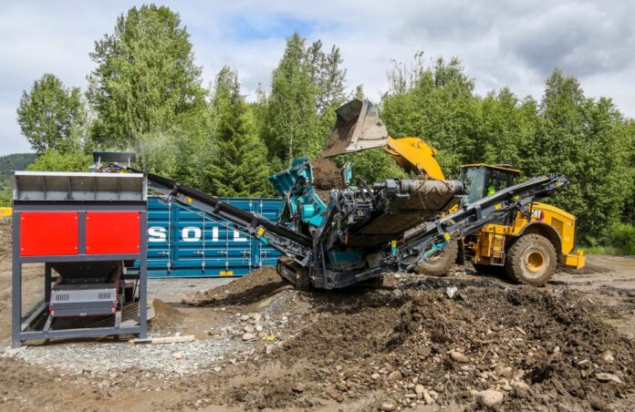Ved hjelp av jorddampmaskinen