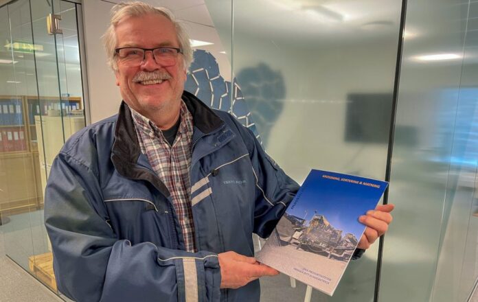 Birger Gladhus, daglig leder i Tekno-Nor AS er veldig fornøyd med å ha blitt norsk forhandler for knuse-, sikte- og sorteringsverkene fra Maskin Mekano AB igjen. (Foto: Njål Hagen)
