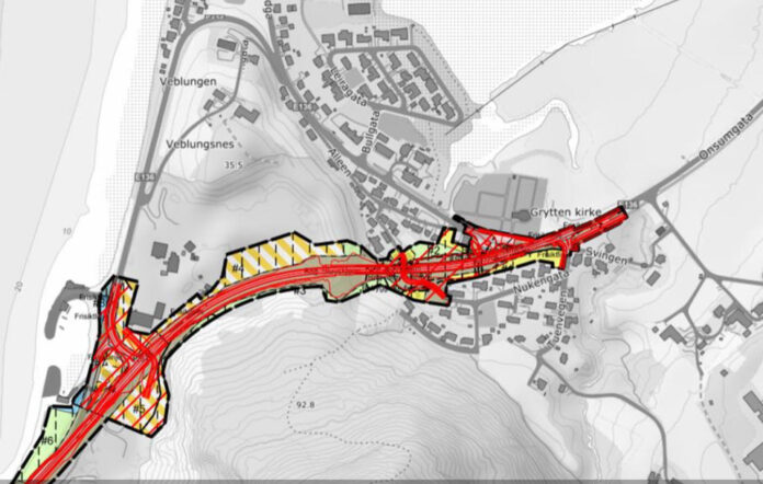 E136 Veblungsnes. (Illustrasjon: Nye Veier)