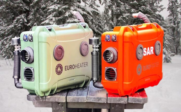 Euroheater mobile luftvarmere er utviklet for å håndtere ekstreme temperaturer i arktiske forhold. (Foto: Euroheater AS)