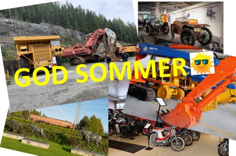 God sommer fra Anleggsmaskinen