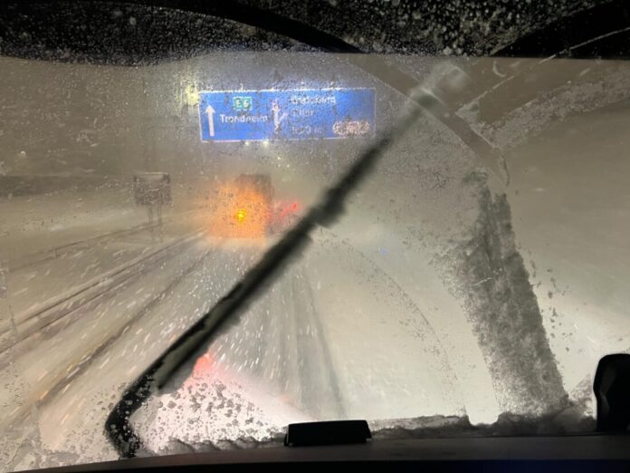Illustrasjonsbilde. (Foto/dashcam: Per Ola Aune)