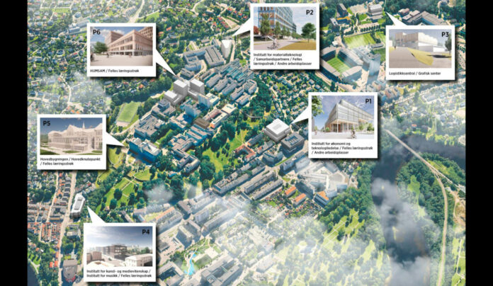 NTNU Campussamling-prosjektet består av mange delprosjekter