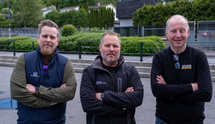 Entreprenør-alarm: Nedgang i VA-markedet mens nettet forfaller. Fra venstre: Sondre Dammen