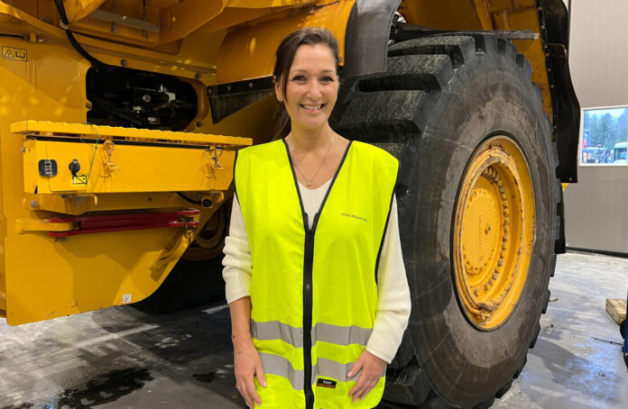 Gudrun Berg Hansen overtok som Volvo Maskin-sjef mandag 6. januar. (Foto: Njål Hagen)
