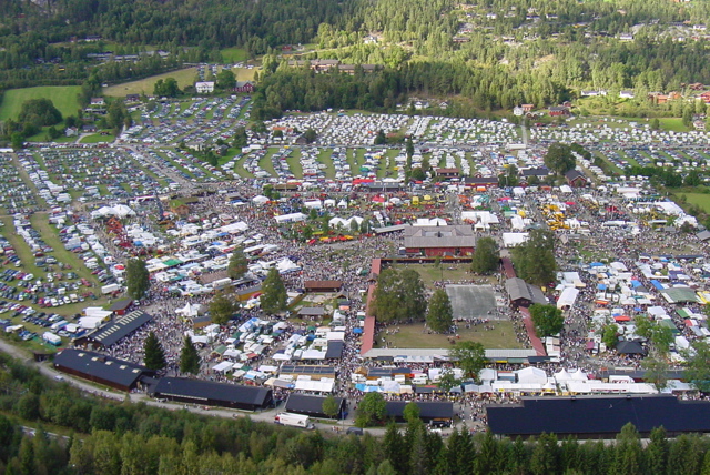 Dyrsku'n er landets største møteplass for mat og landbruk. Til helgen arrangeres årets utgave på Dyrskuplassen i Seljord. (Foto: Dyrsku'n)