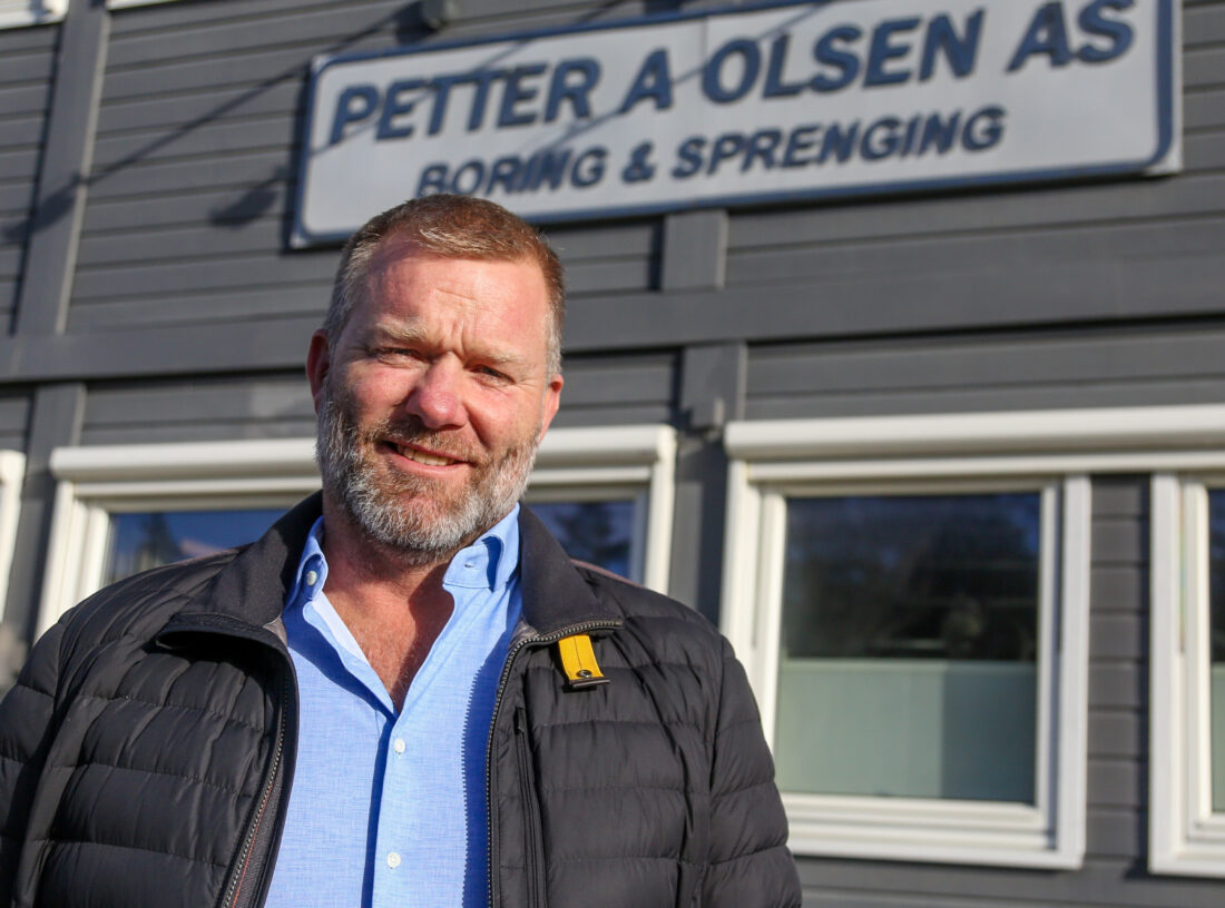 Neste år er det 20 år siden Petter André Olsen fra Hvaler i Østfold kjøpte inn en borerigg og grunnla firmaet Petter A Olsen AS. Allerede året etter tok bedriften inn sin første lærling. (Foto: Runar F. Daler)