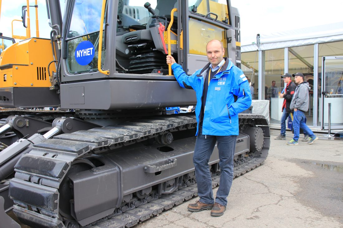 David Kristianslund, salgsdirektør i Volvo Maskin AS.