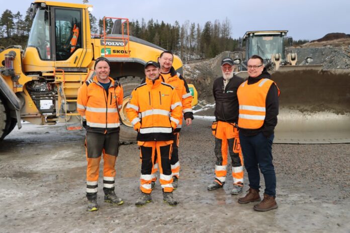 Team ved Skolt Miljøpark|Skolt Miljøpark i Råde||Knuser Skolt Miljøpark||Knust masse