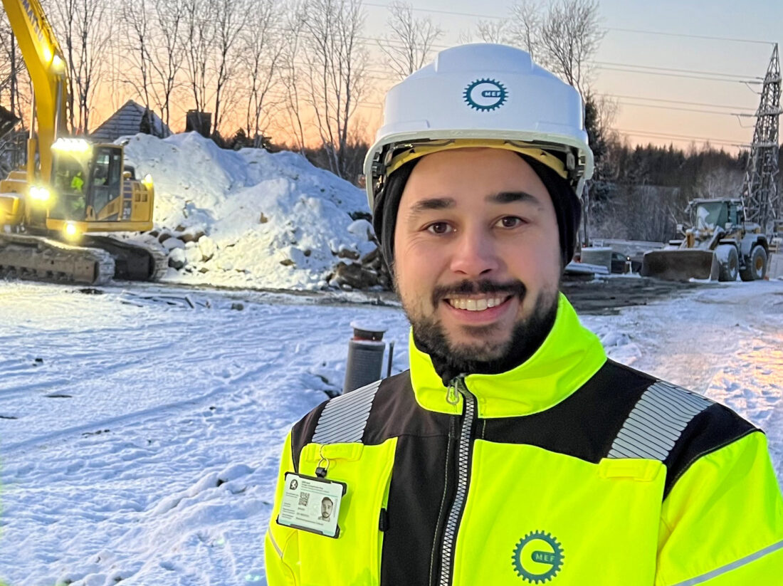 Kommunikasjonssjef i MEF, Fredrik Tronhuus, er redaktør for podkasten. (Foto: Audun Reiersen)