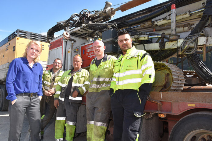 Båsum Boring Trøndelag borer energibrønner på Ørland