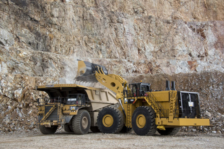 Cat 994K er et beist av en hjullaster (Foto: Pon Equipment).