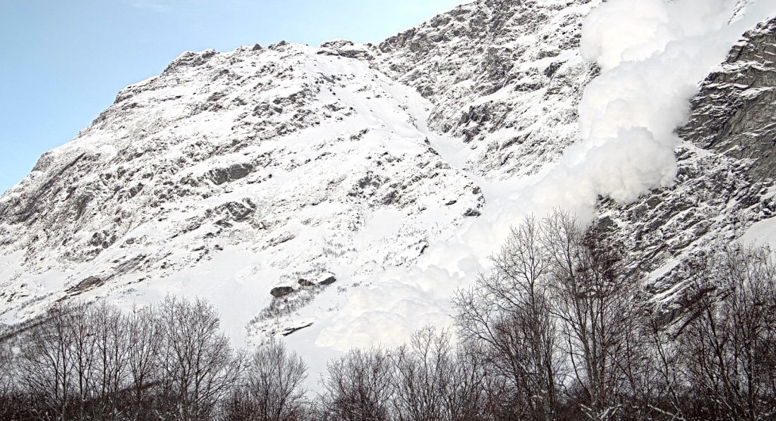 Det nyutviklede sensorsystemet ble testet ved Mannen sist vinter. (Foto: Cautus Geo)