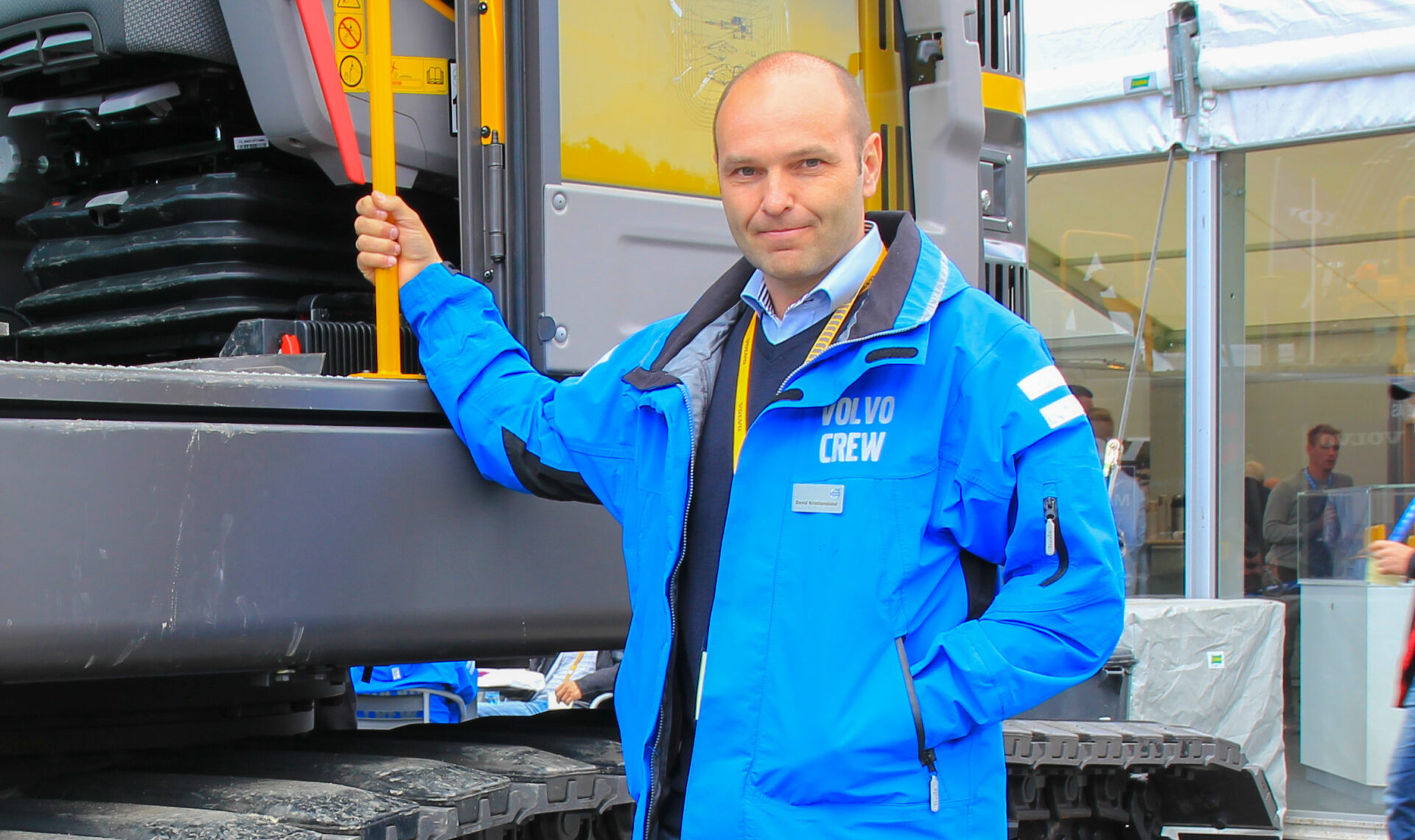 David Kristianslund har så langt jobbet 28 år i Volvo Maskin. Nå går han fra stillingen som salgsdirektør til teknisk direktør. (Foto: Njål Hagen)
