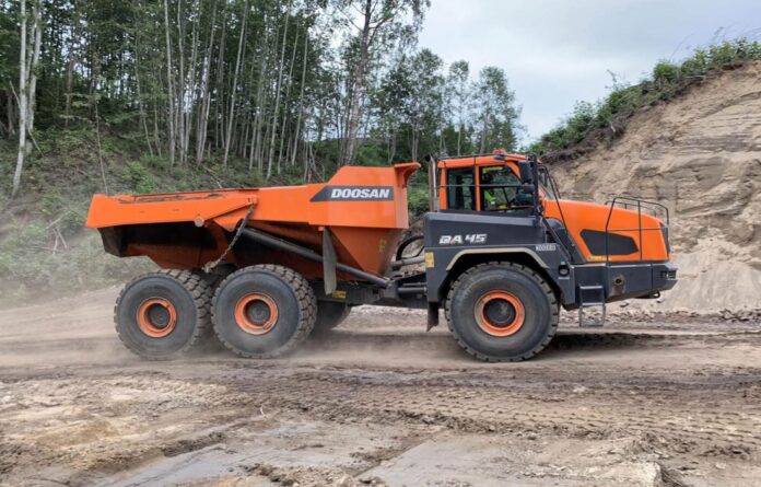 |Develon dumper|Dumper viking-motiv